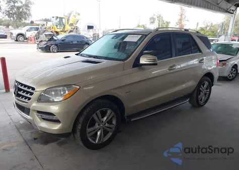 2012 Mercedes-Benz Ml 350 4Matic из США, поврежденный, VIN 4JGDA5HB7CA085768
